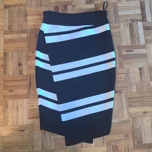 A.L.C asymmetrical wrap skirt